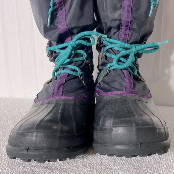 Vintage Sorel Navy Blue insulated Winter Boots 11 - Picture 14 of 16